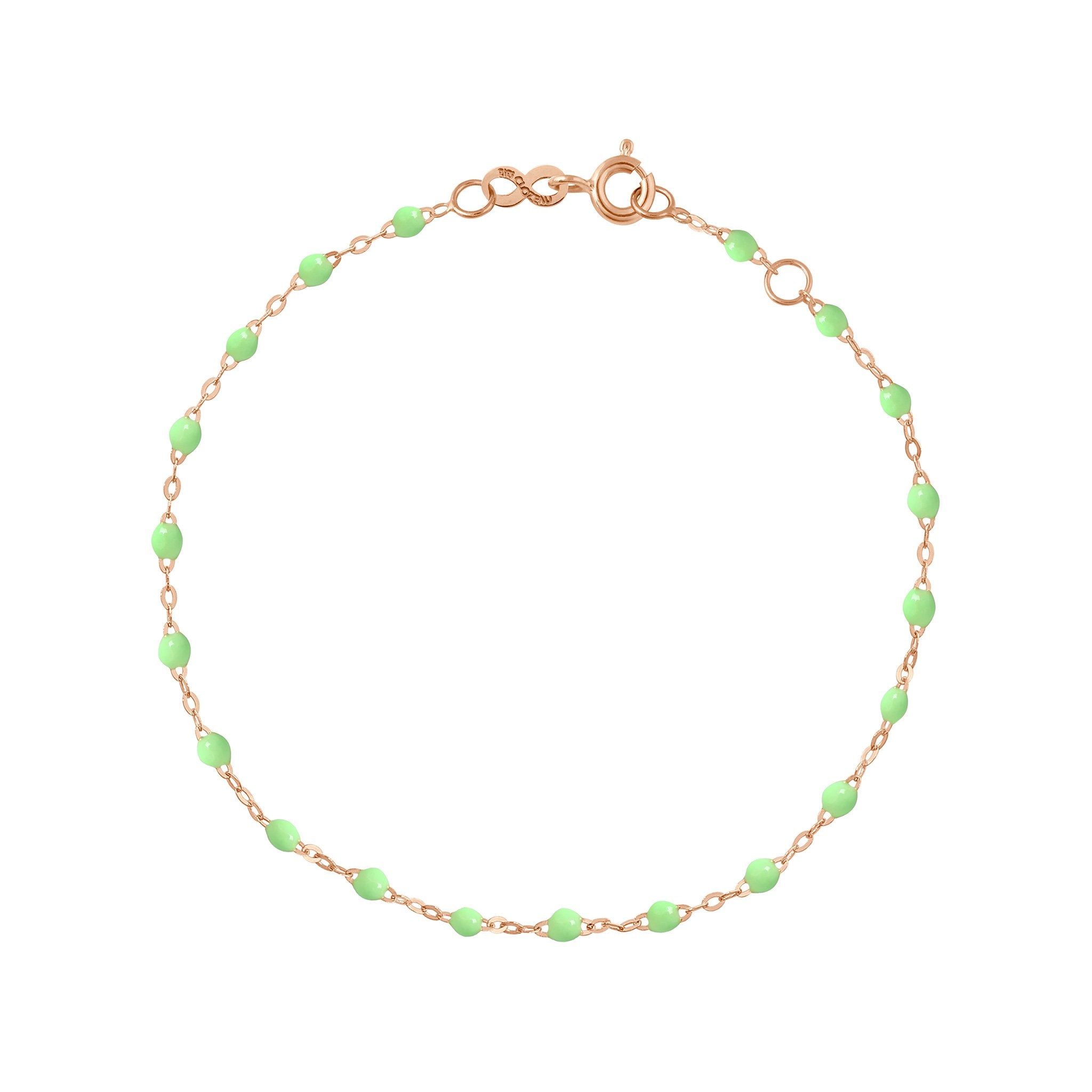 Bracelet anis Classique Gigi, or rose, 15 cm