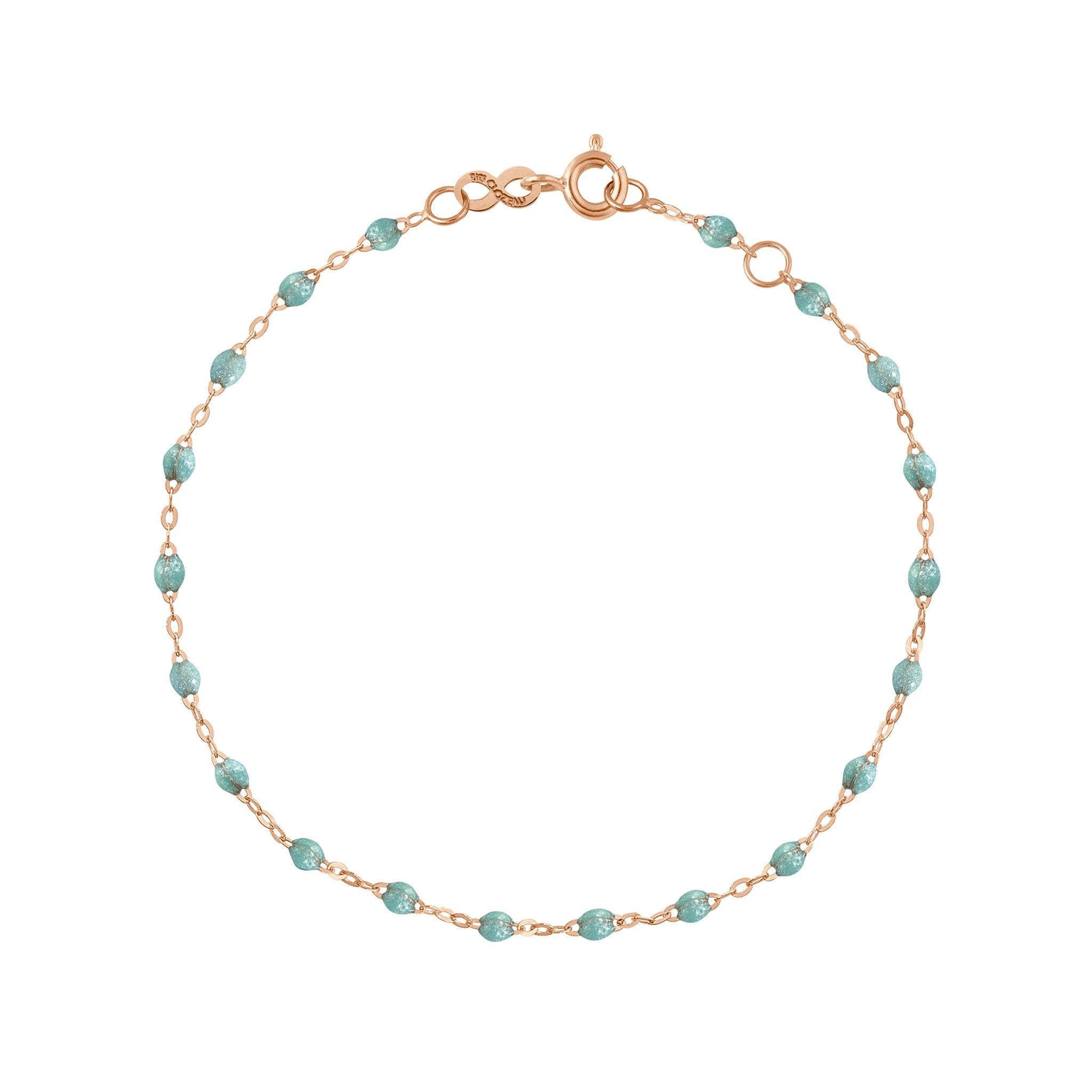 Bracelet glacier Classique Gigi, or rose, 19 cm