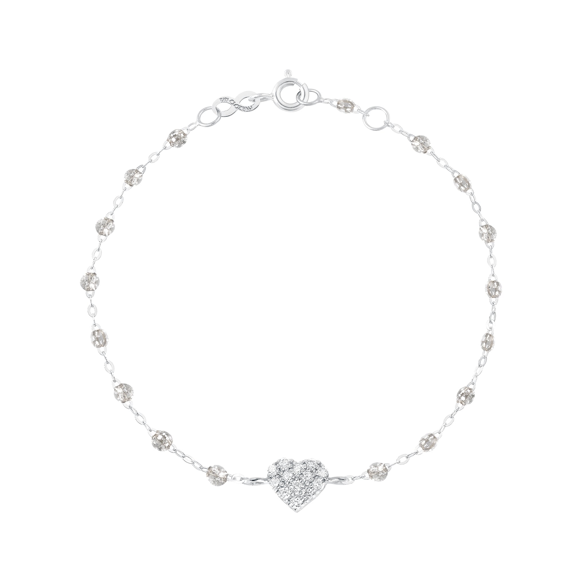 Bracelet sparkle In Love, diamants, or blanc, 17 cm in love Référence :  b3il001g4917di -1