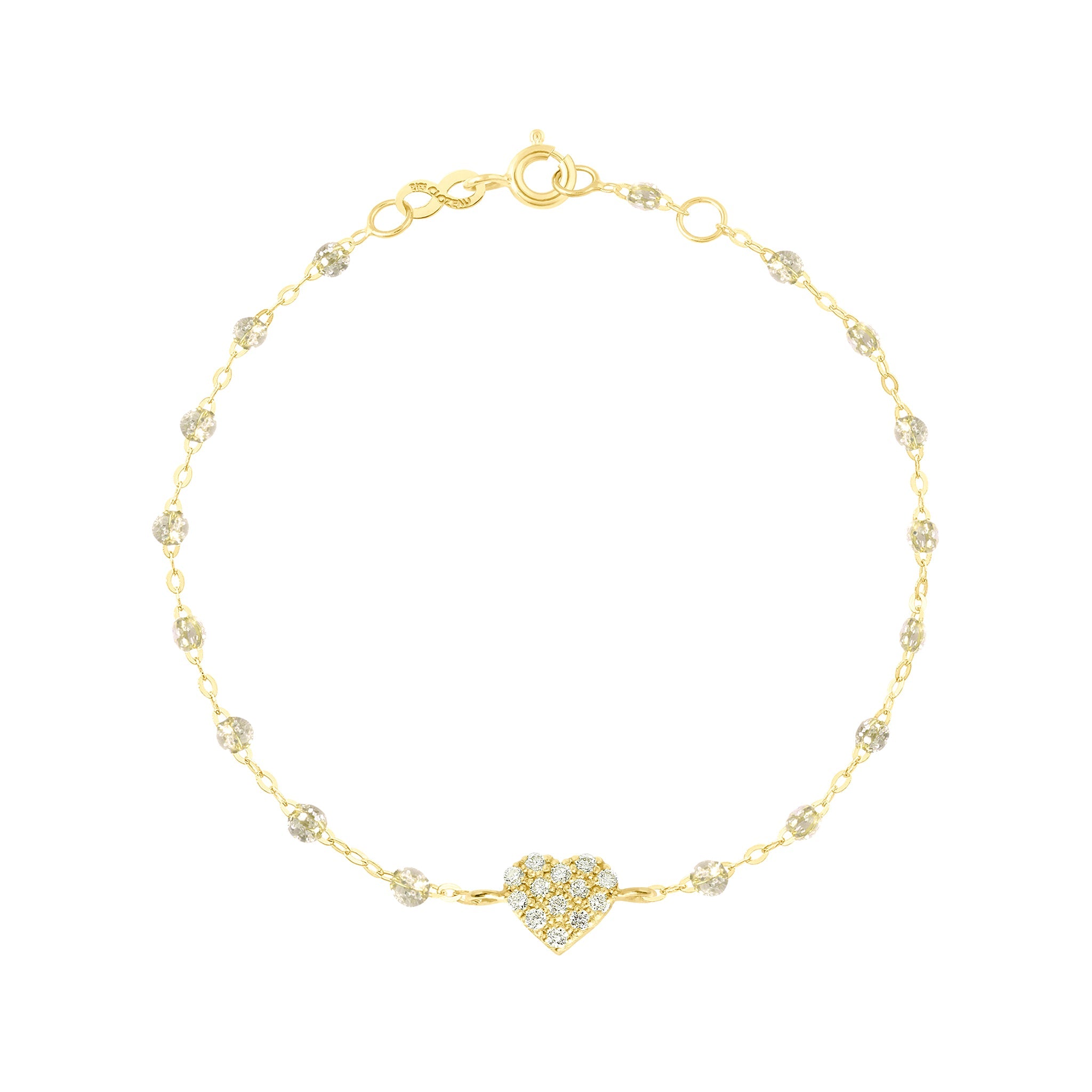 Bracelet sparkle In Love, diamants, or jaune, 17 cm in love Référence :  b3il001j4917di -1