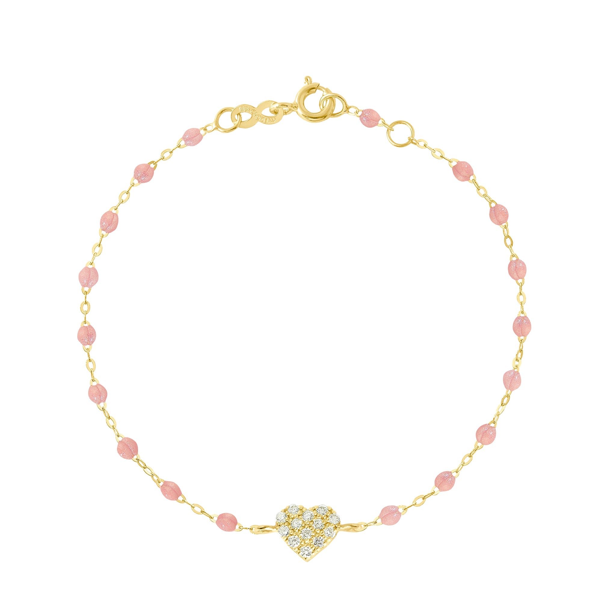 Bracelet blush In Love, diamants, or jaune, 17 cm in love Référence :  b3il001j6317di -1