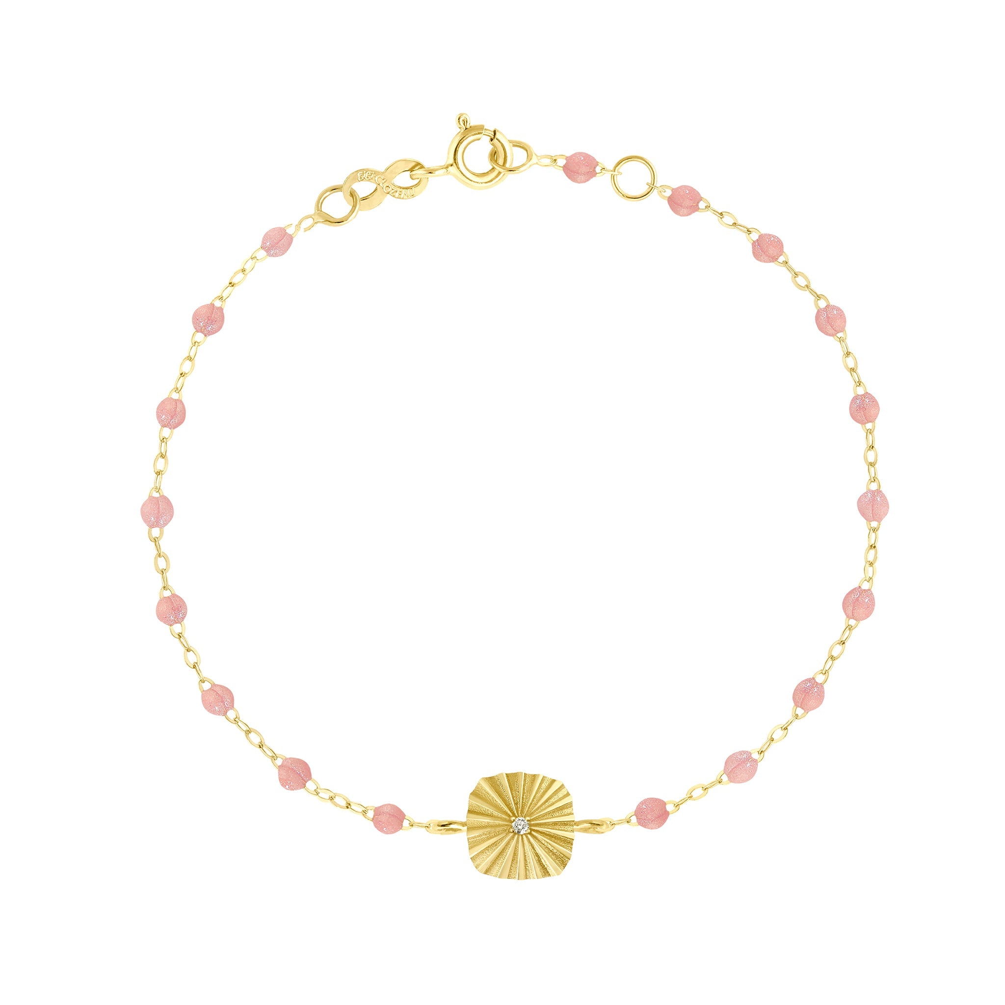 Bracelet blush Miss Lumière diamant, or jaune, 17 cm miss lumière Référence :  b3ml001j6317di -1