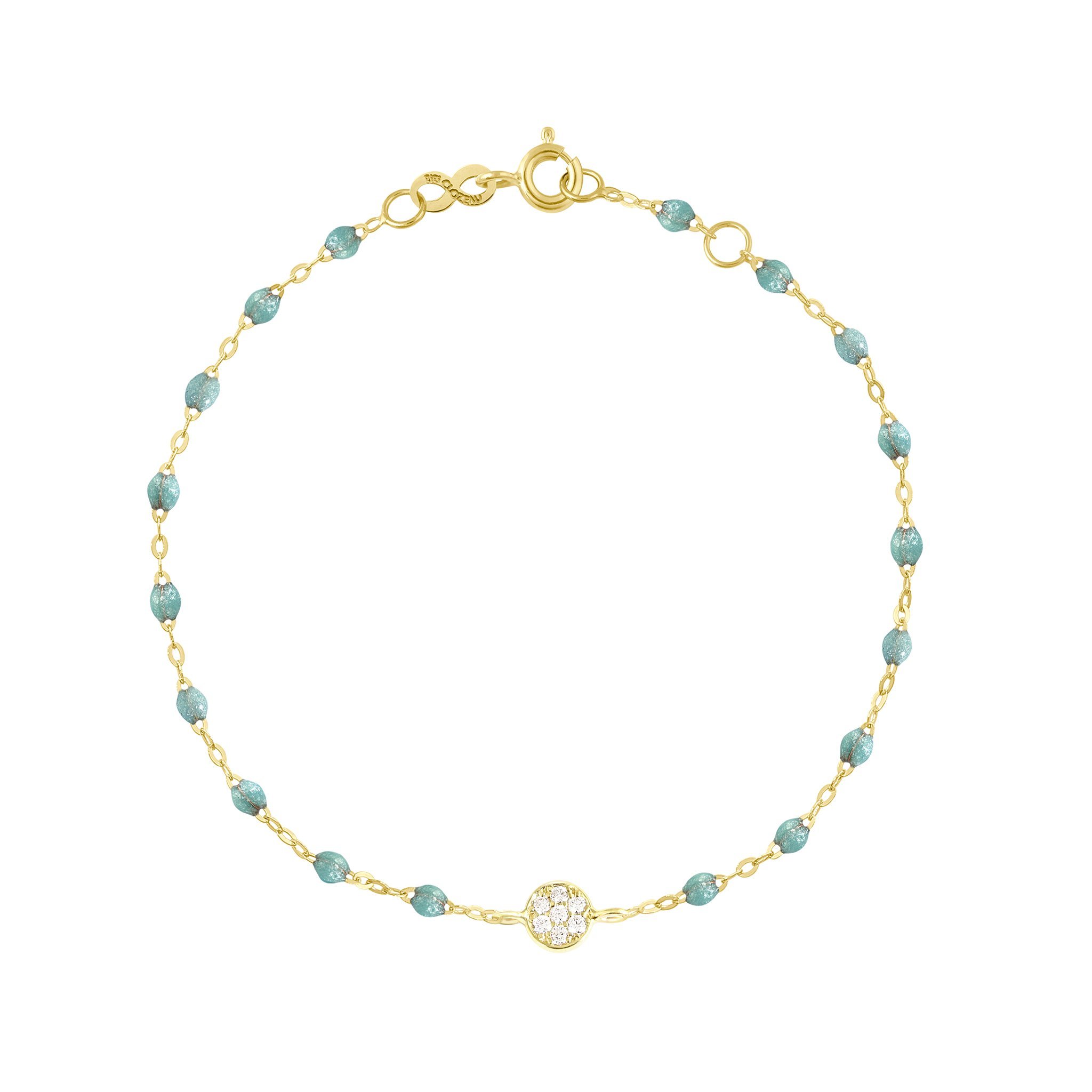 Bracelet glacier Puce diamants, or jaune, 17 cm pirate Référence :  b3pu002j5517di -1