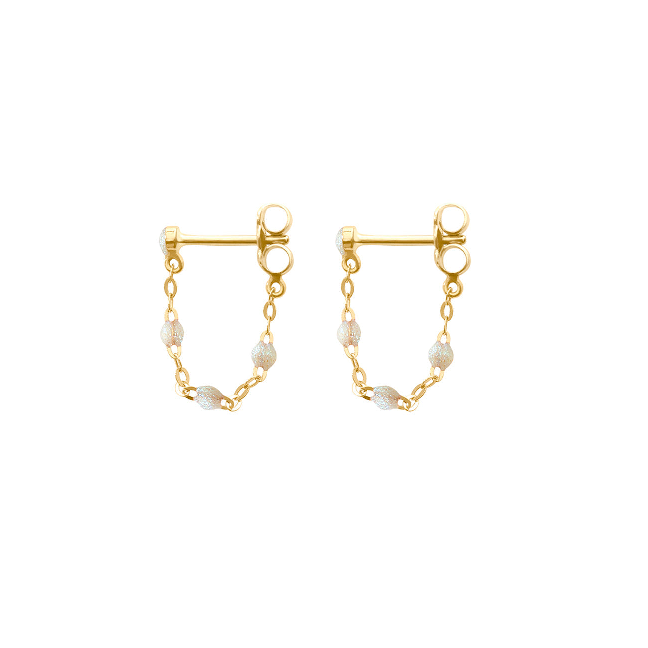 Boucles d'oreilles opale Classique Gigi, or jaune