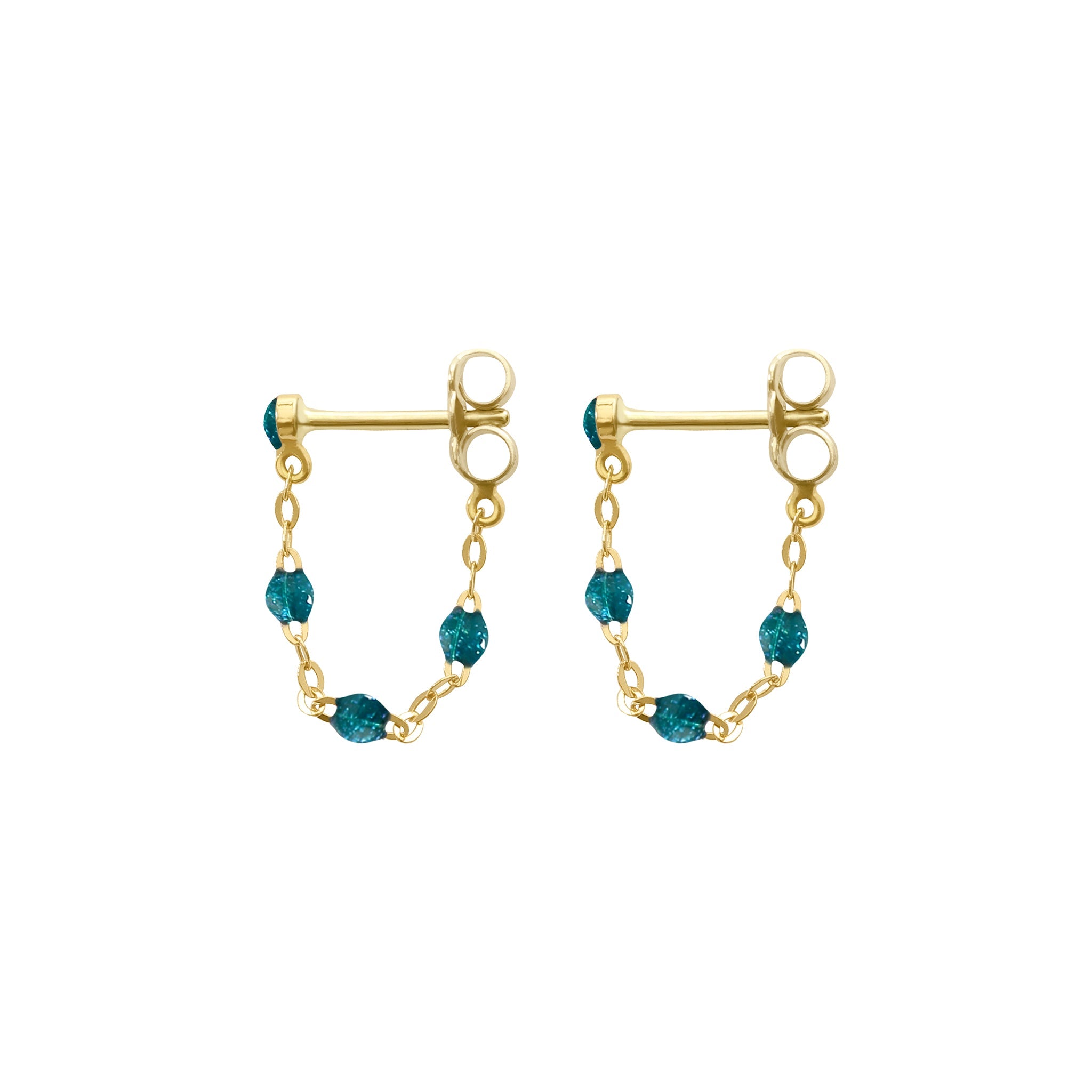 Boucles d'oreilles jungle Classique Gigi, or jaune classique gigi Référence :  b4gi001j65xxxx -1