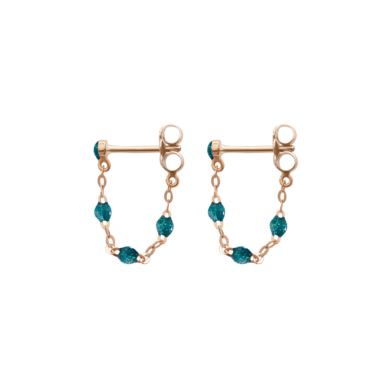 Boucles d'oreilles jungle Classique Gigi, or rose classique gigi Référence :  b4gi001r65xxxx -1