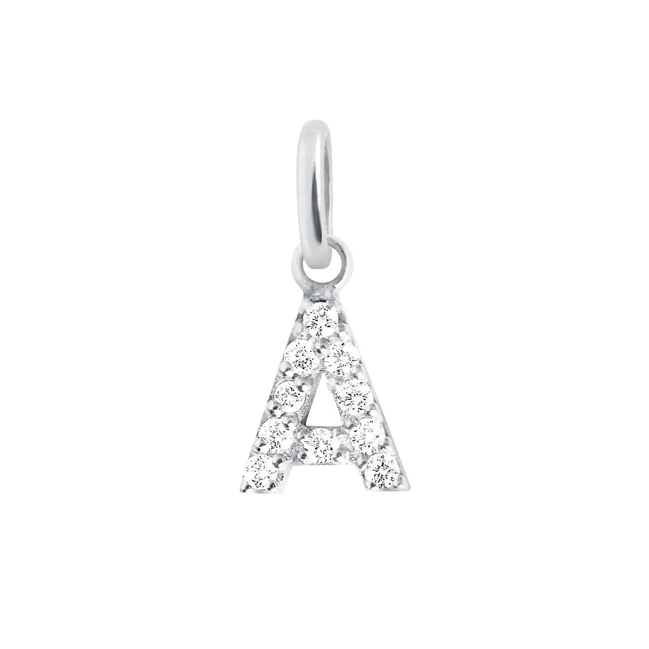 Pendentif Lucky Letter A, or blanc, diamants lucky letter Référence :  b5le00ag00xxdi -1