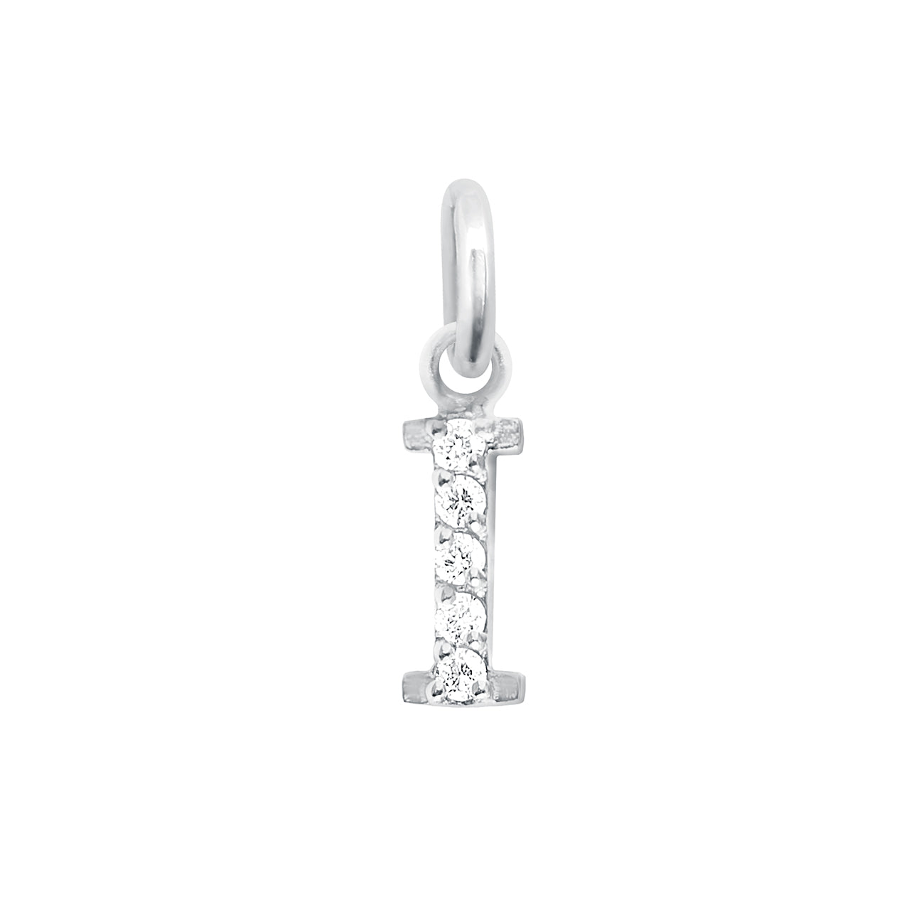 Pendentif Lucky Letter I, or blanc, diamants lucky letter Référence :  b5le00ig00xxdi -1