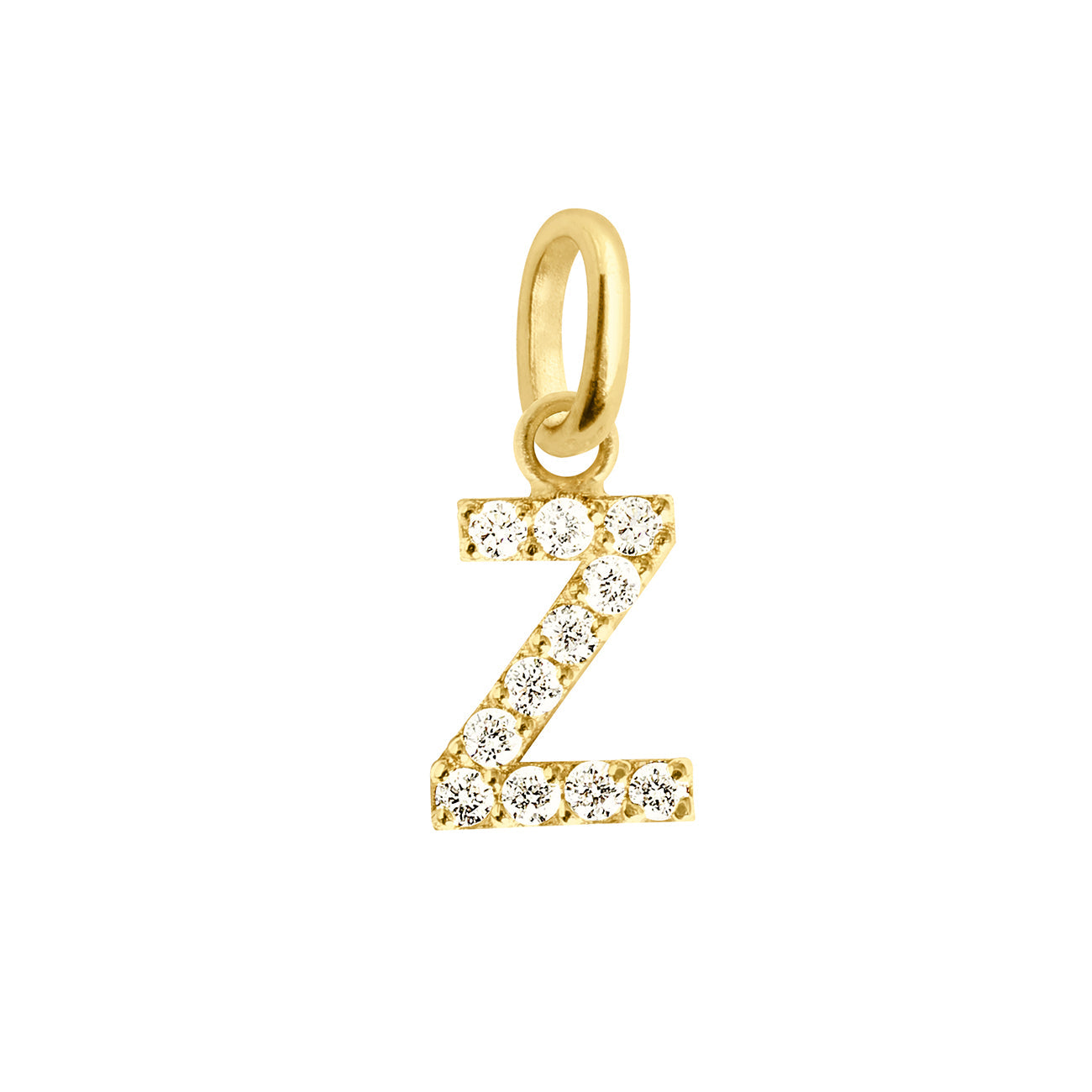 Pendentif Lucky Letter Z, or jaune, diamants lucky letter Référence :  b5le00zj00xxdi -1