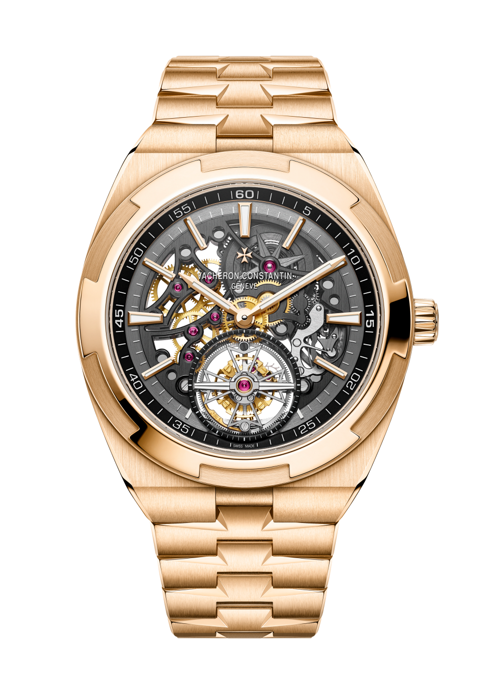 Overseas tourbillon squelette