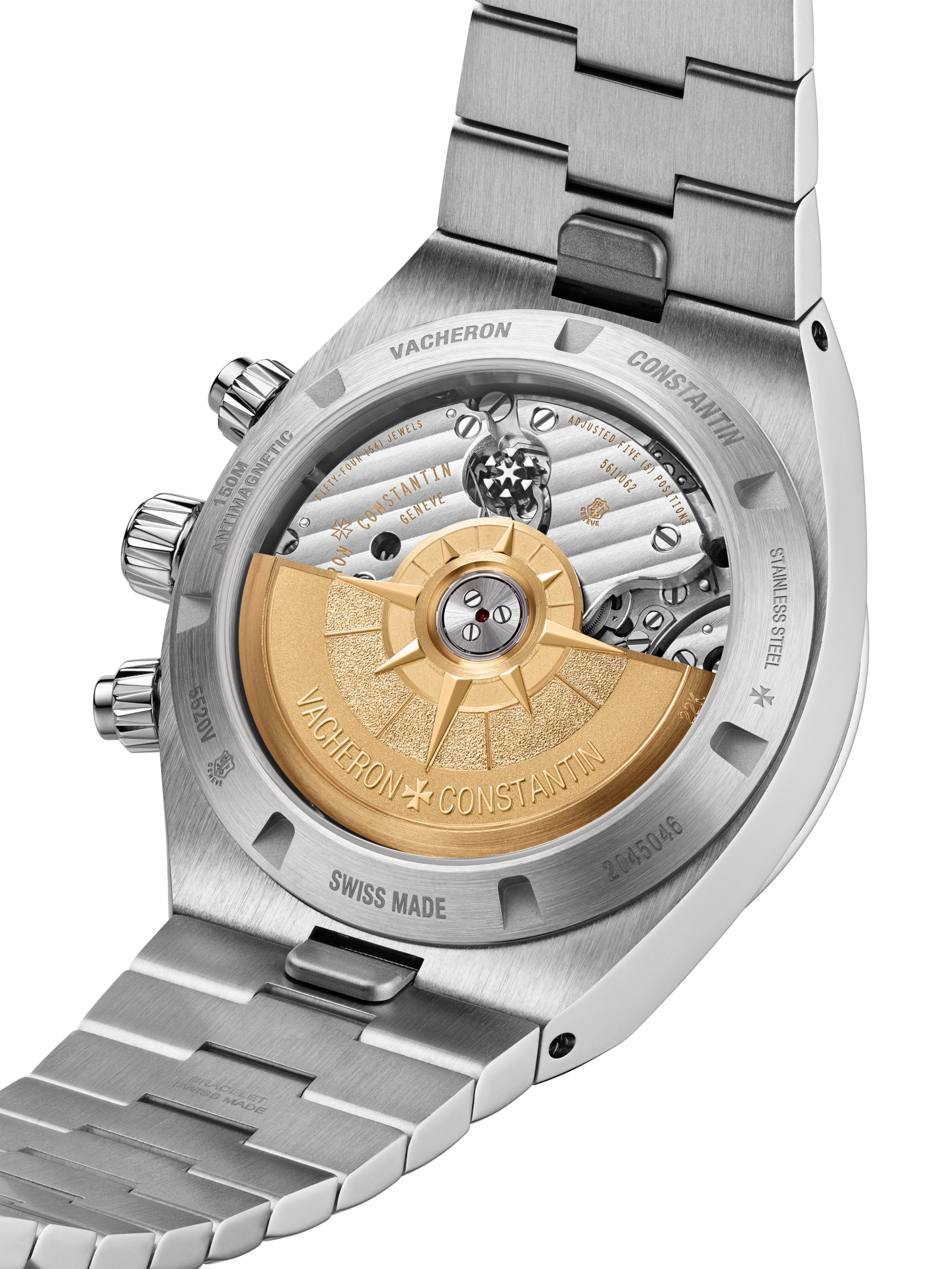 Overseas chronographe acier Overseas Référence :  5520V/210A-B148 -4