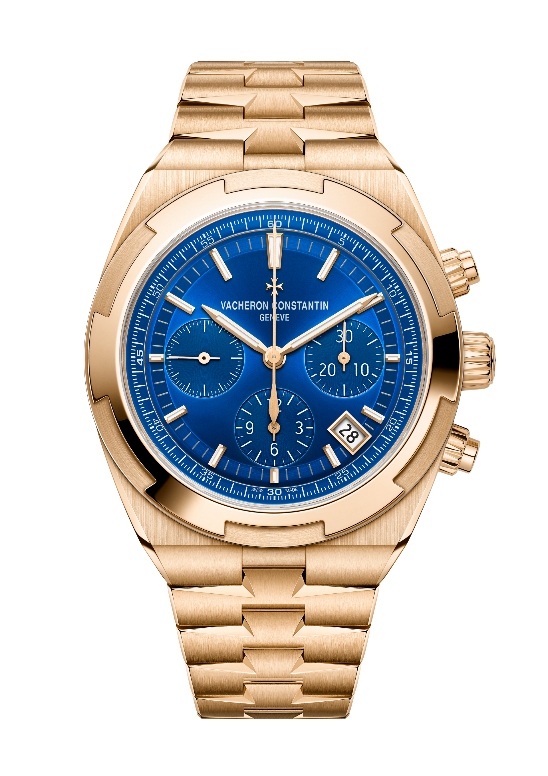 Overseas chronographe or rose