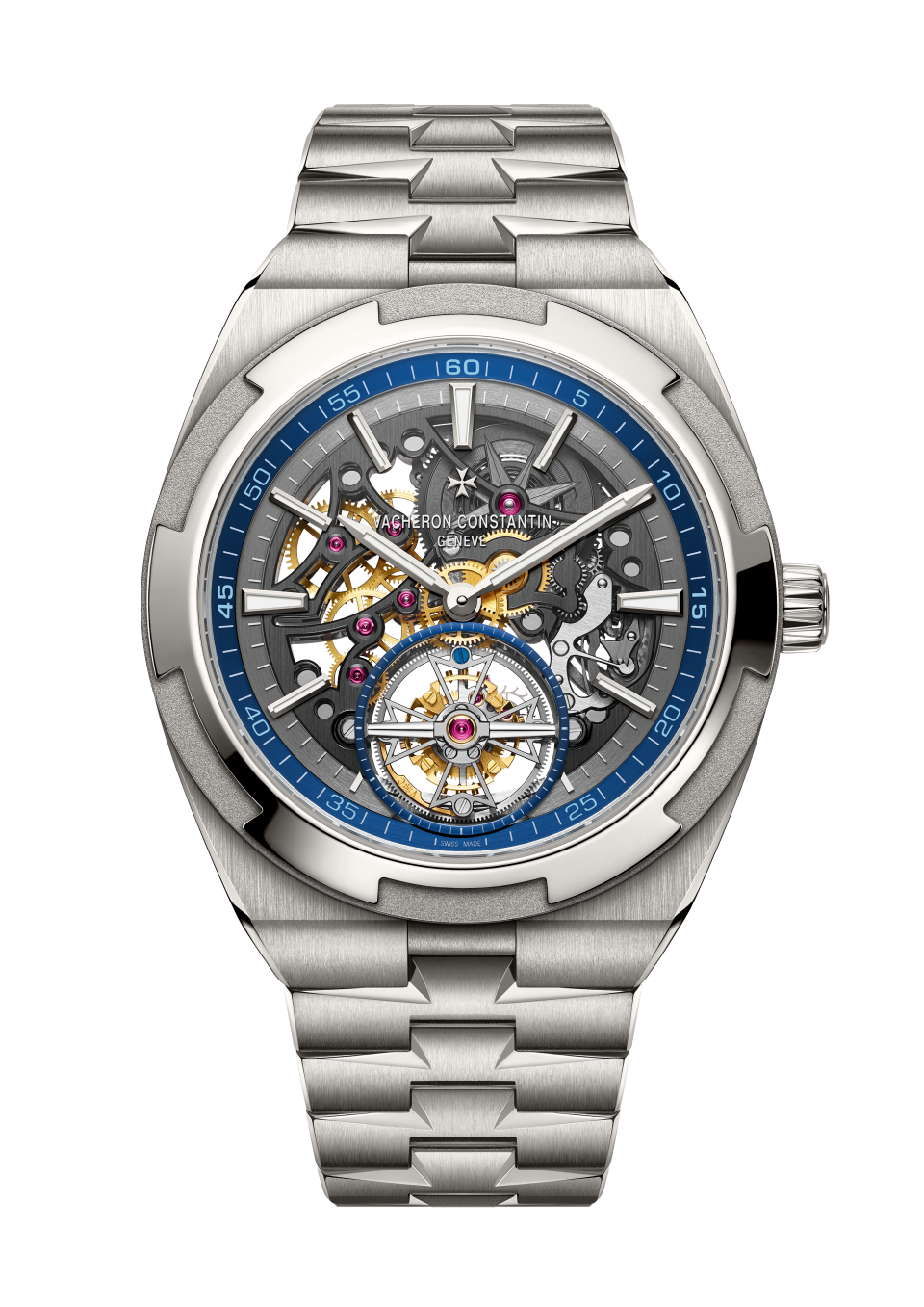 Overseas tourbillon squelette